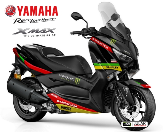 Yamaha Xmax  Nmax Aerox Tech3 Julak Sendie Design