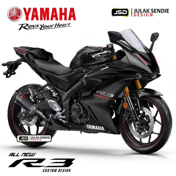 2018 All New Yamaha R3 R25 Black