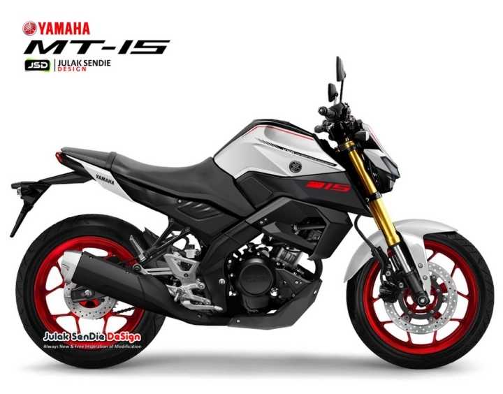 All New Yamaha MT15 White