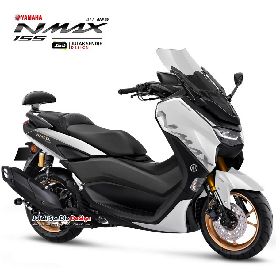 Modifikasi Motor Yamaha Nmax Warna Putih